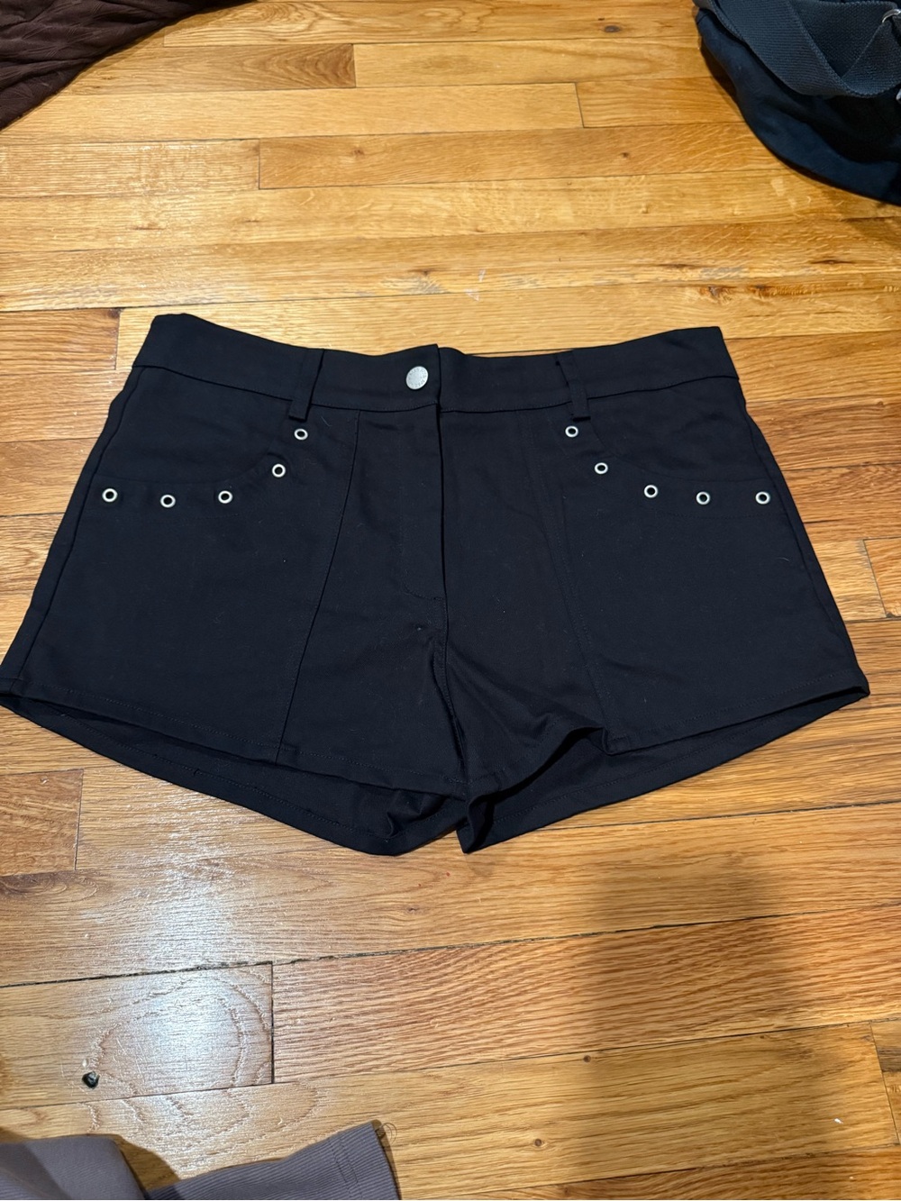 With Jean Black Short